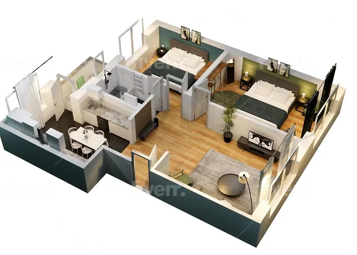 Olive - 2x Kingsize Betten - Sehr Zentral *